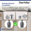 DeerValley 33" L X 20" W Double Basin Workstation Farmhouse Kitchen Sink With Sink Grid, Cutting Board And Dish-Drying Rack-101798384
