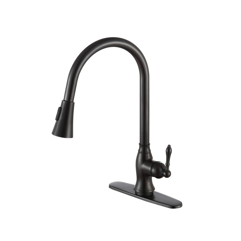 ANZZI Rodeo Series Pull Out Kitchen Faucet, Oil Rubbed Bronze