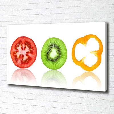Fruits And Vegetables - Wrapped Canvas Print