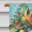 Drapeau de Noël maison de renne-112702248