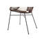 Pantaleon 127cm H Slat Back Armchair in Brown-18576558-18576557