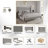 Linen Upholstered Wingback Bed -110685726-110685725