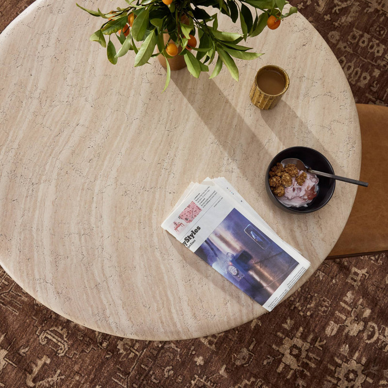 Janice Bistro Table-36"-Sand Striae