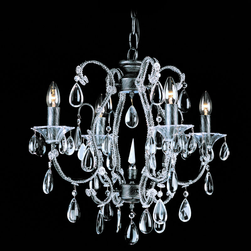 4 - Light Candle Style Chandelier