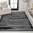 Mahit Modern Berber Stripe Black/Cream Rug-2084829771