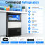 120 Lb. Commercial Under Counter Ice Maker with 33 Lb. Storage, Dual Water Supply and Self-Cleaning