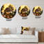 Chalet traditionnel au coucher du soleil en automne - Horloge murale traditionnelle-60187884