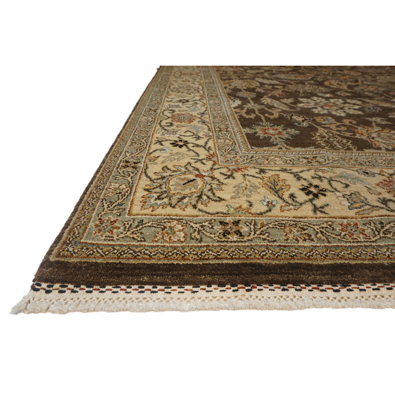 Sovereign Hand Knotted Wool Area Rug, Rectangle 8' x 10'