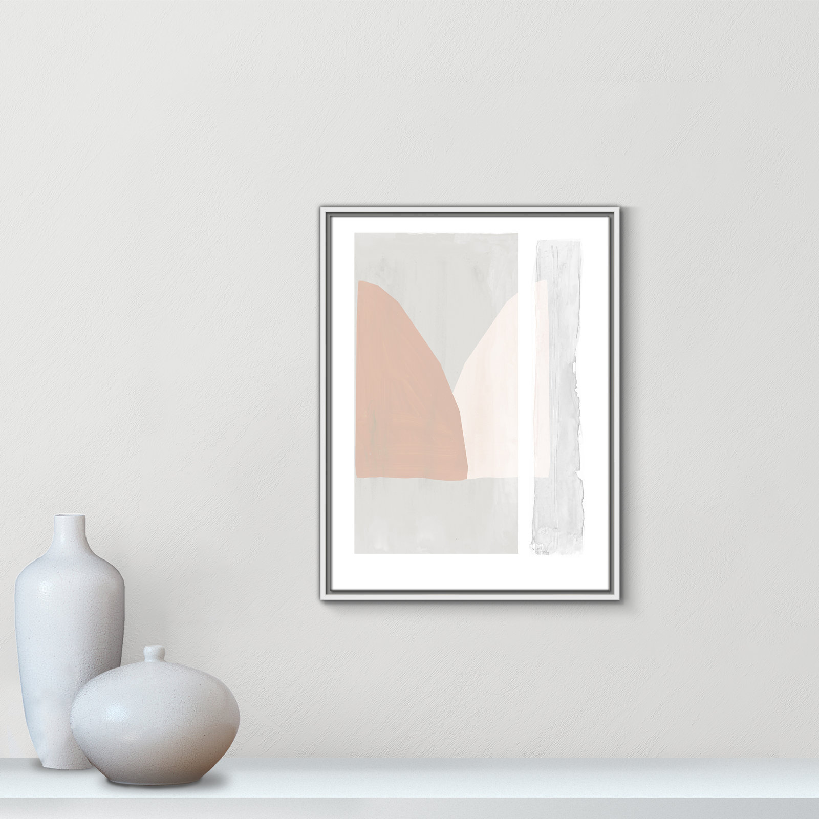 Soft and Light - Painting Print, 25.5" H x 19.5" W x 2" D, White Framed Canvas