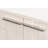 Bronzini Credenza, Small,Embossed White
