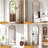 Arched Full Length Mirror 65"x22" – Floor & Wall Mounted, Freestanding with Stand, Explosion-Proof HD Glass, Matte Black Aluminum Frame, Modern Tall Dressing Mirror for Bedroom, Bathroom, Entryway