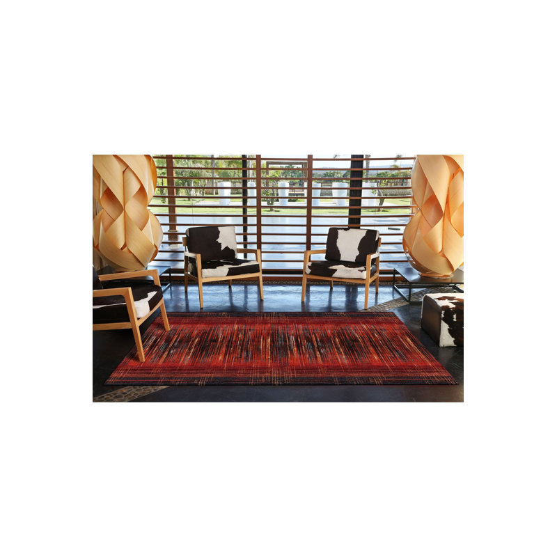 Tapis noir lavable à la machine, Tapis de couloir 2 pi 6 po x 6 pi 7 po inclus
