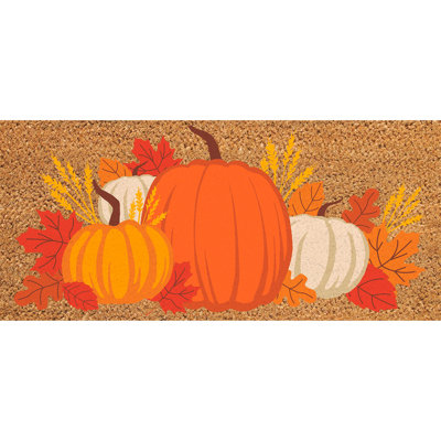 Tapis de couleur citrouille