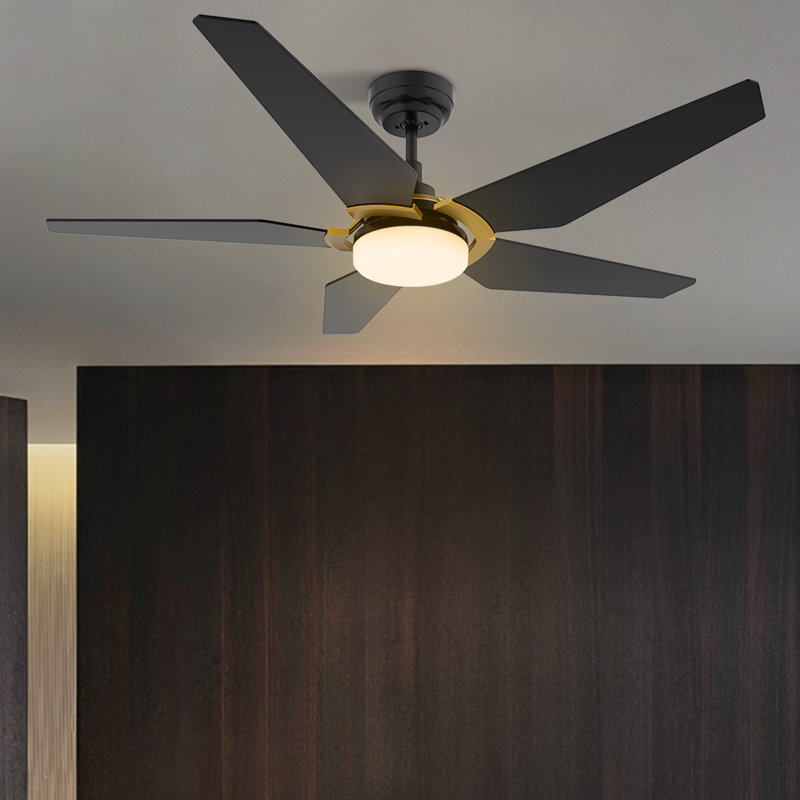 Voyager 52'' Smart Ceiling Fan With Remote, Light Kit Included, Works With Google Assistant And Amazon Alexa,Siri Shortcut.