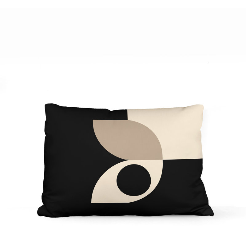 Coussin décoratif intérieur / extérieur en polyester filé Josi, Beige