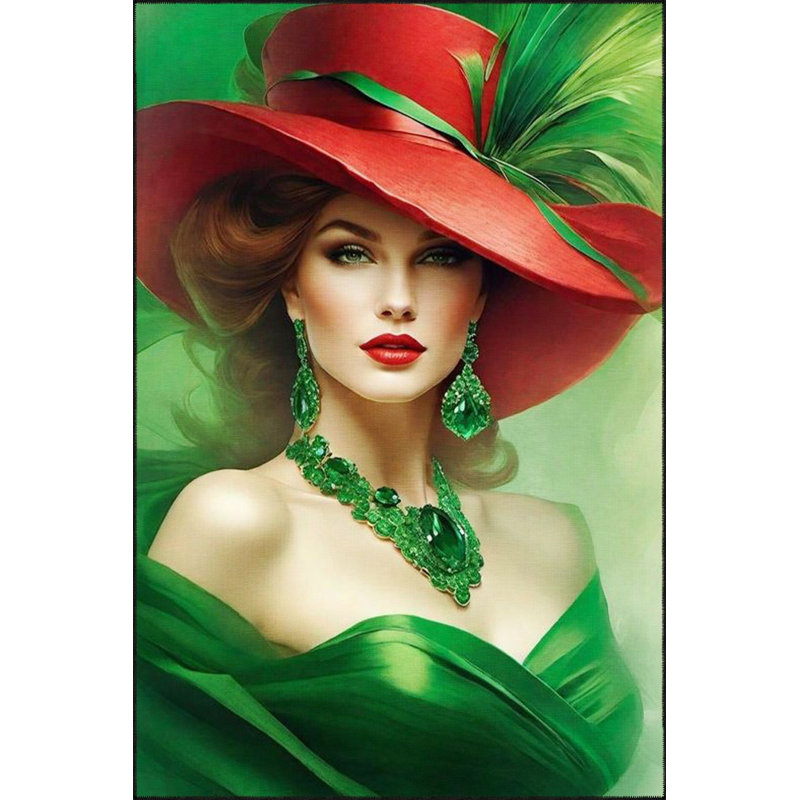 Tapis tissé Green Green, Sous-tapis rectangulaire de 3 pi 3 po x 4 pi 11 po