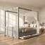 Lit à baldaquin à 3 tiroirs en bois massif l 57,1 po x P 78,5 po x H 66,9 Enchanted