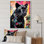 Popart sur fond noir