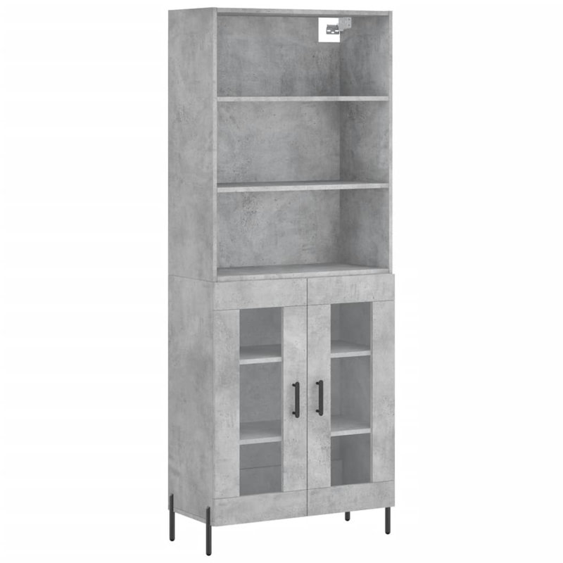 Mordcha 69.5cm Sideboard, Concrete Grey