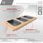 Planche de service divisée avec 3 contenants pliables STY retish Workstation-117327063