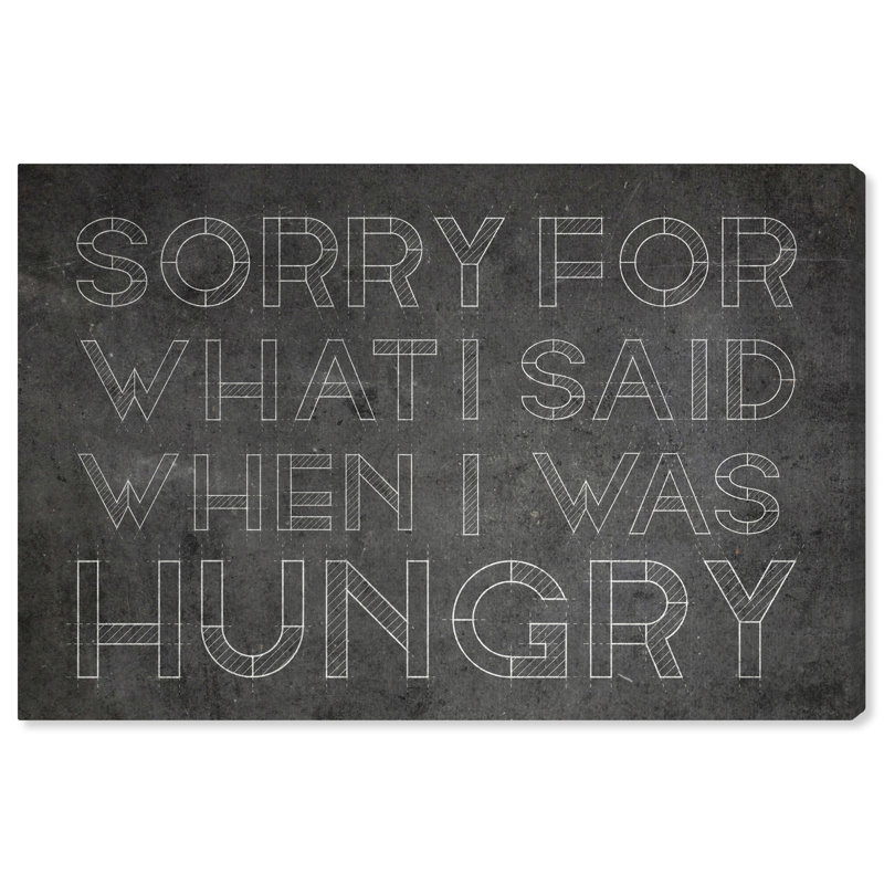 «Quotes and Sayings», reproduction d'art sur toile tendue, H 16 po x l 24 po x P 0,8 po