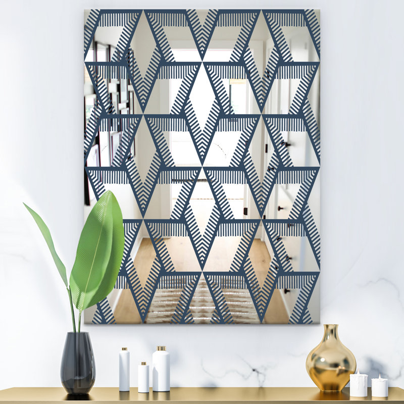Miroir d'appoint Diamonds in Stars Glam, H 24 po x l 32 po
