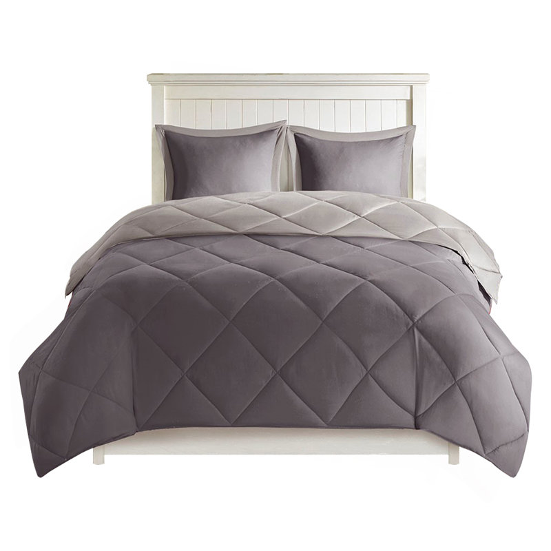 Twin/Twin XL 3M Scotchgard Diamond Quilting Reversible Down Alternative Comforter Set