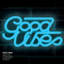 Enseigne lumineuse 6,73 po Good Vibes
