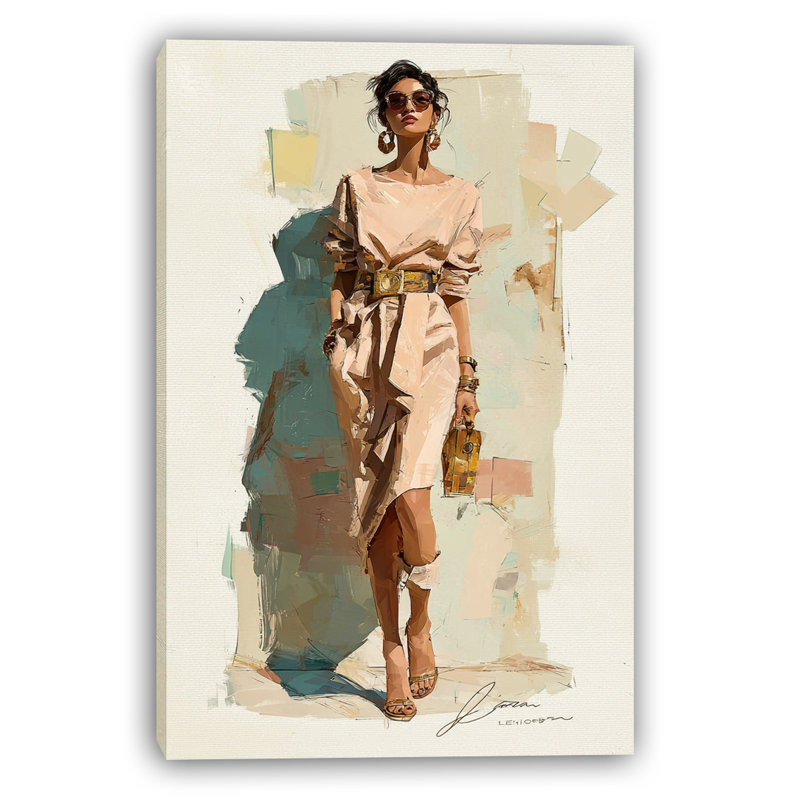 Art urbain sur toile tendue Urban Chic, 24" H x 16" W