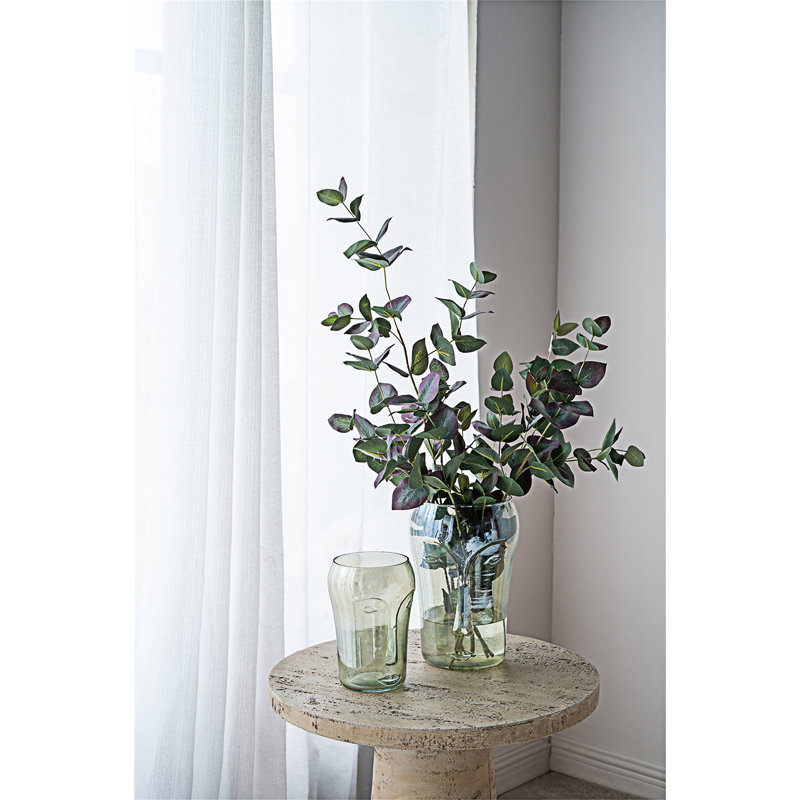 Vases décoratifs en verre avec motifs de visage