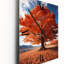 Horloge murale florale surdimensionnée Usa Autumn Splendor Tree-2108282339