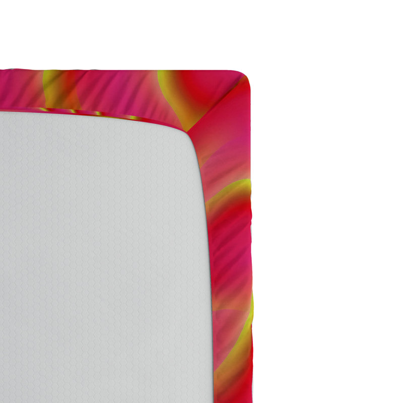Microfiber Abstract Fitted Sheet, Queen Fitted Sheet