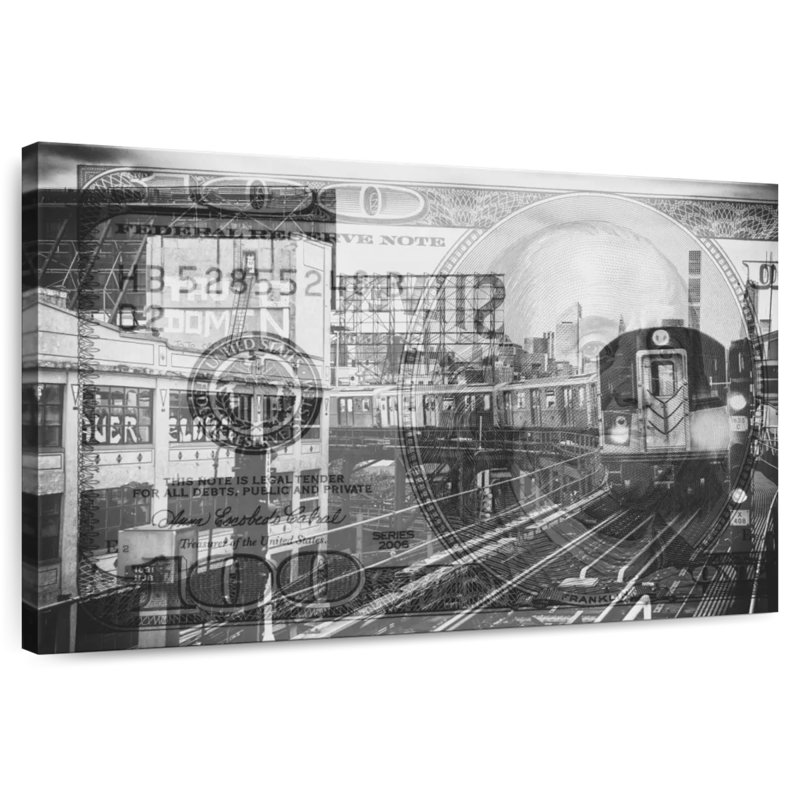 Sireci Manhattan Dollars Line 7, 32" H x 48" W