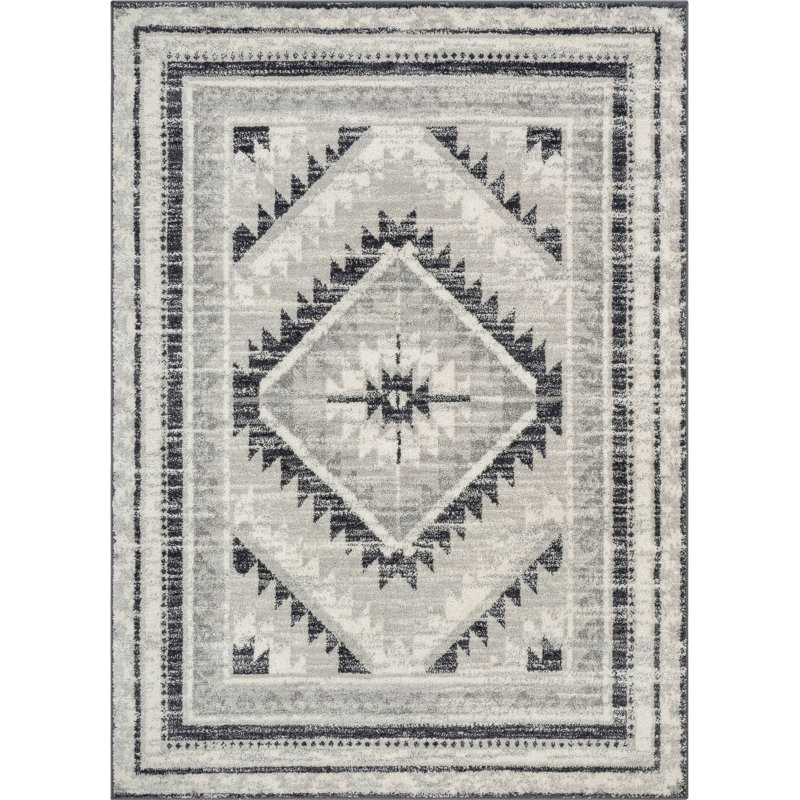 Malfi Southwestern Synthetic Area Rug, Rectangle 120 x 160cm