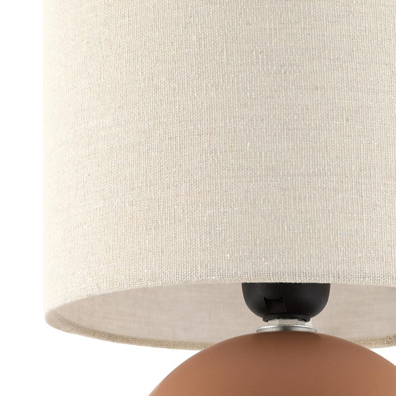 Pramit Accent Table Lamp, Burnt Orange
