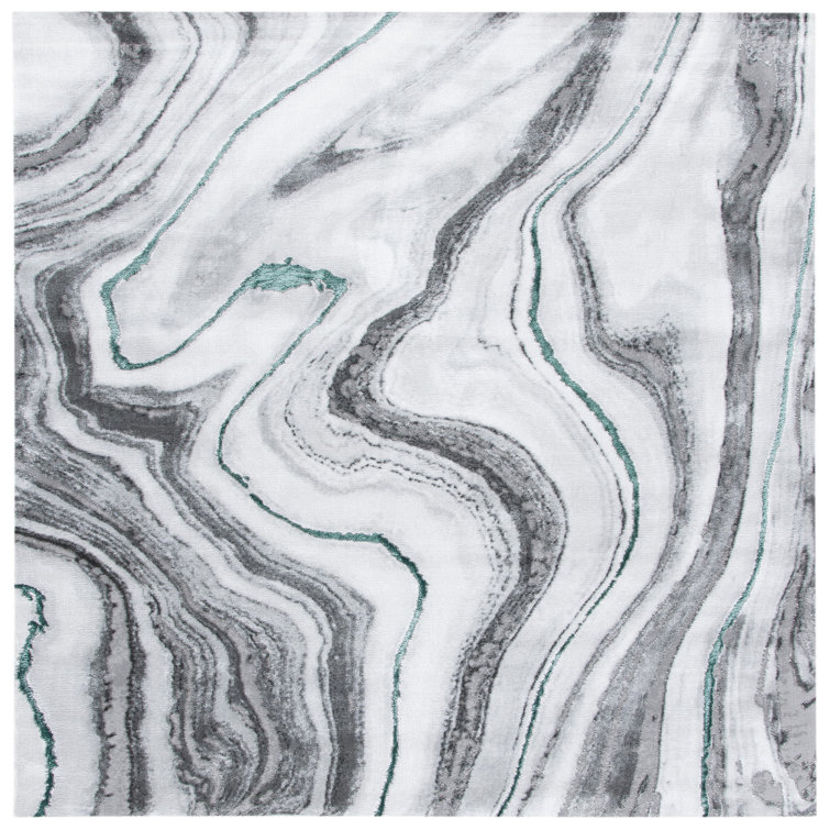 Tapis abstrait Fluery Performance