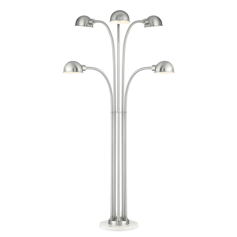 Kalani 65.5'' Brushed Nickel Tree Floor Lamp