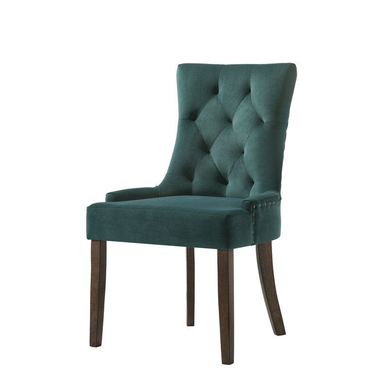 Cira Wingback Side Chair (Set of 2), Green