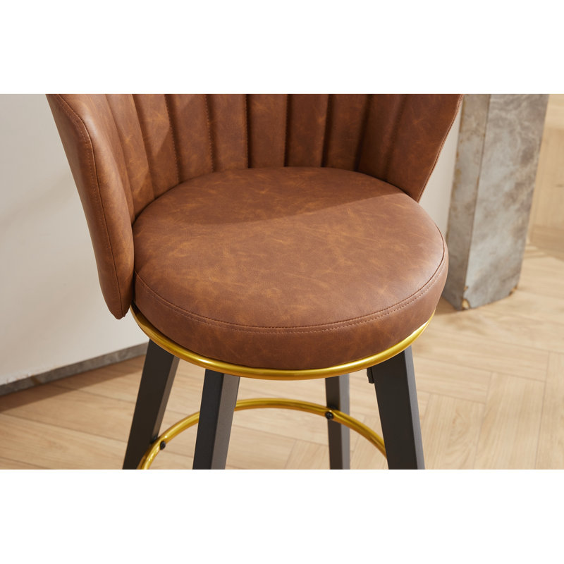 Ensemble de 2 tabourets de bar à hauteur de comptoir