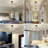 Crystal Chandelier, Small Modern Semi Flush Mount Ceiling Chandelier Light Fixtures, Round Hanging Lighting Fixture For Kitchen Bedroom Hallway Entryway Laundry Room, 3-Light, 11.8 Inch-910643930