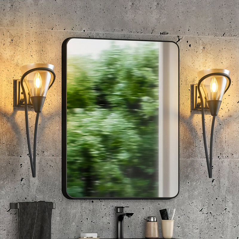 Applique murale moderne noire E12 Torch, Noir