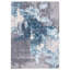 Tapis abstrait gris / bleu Rethman-691890101