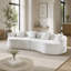 Canapé incurvé moderne de 111 pouces pour salon, canapé nuage sans armature, canapé d'angle modulaire avec assise profonde, aucun assemblage requis-1162736618