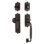 Windsor Handleset with Single Cylinder Deadbolt and Door Knob and Rosette