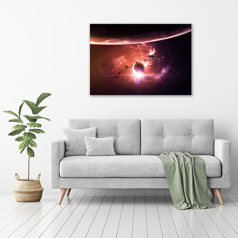 Galaxy - No Frame Print on Glass