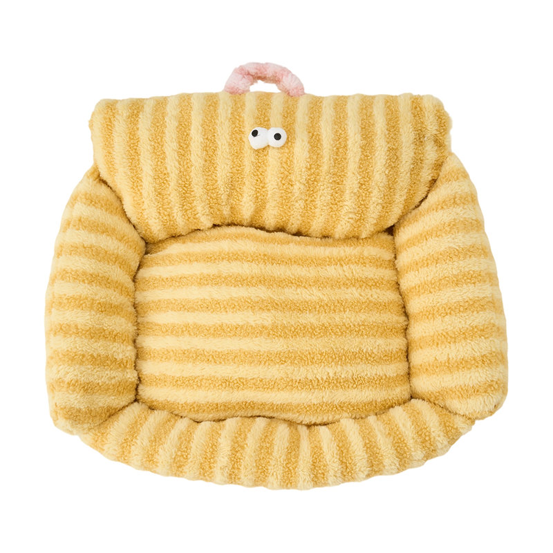 Fleece Pet Bed, Yellow