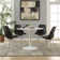 Muccio 5-Piece Round Dining Set Table With Eiffel Chairs