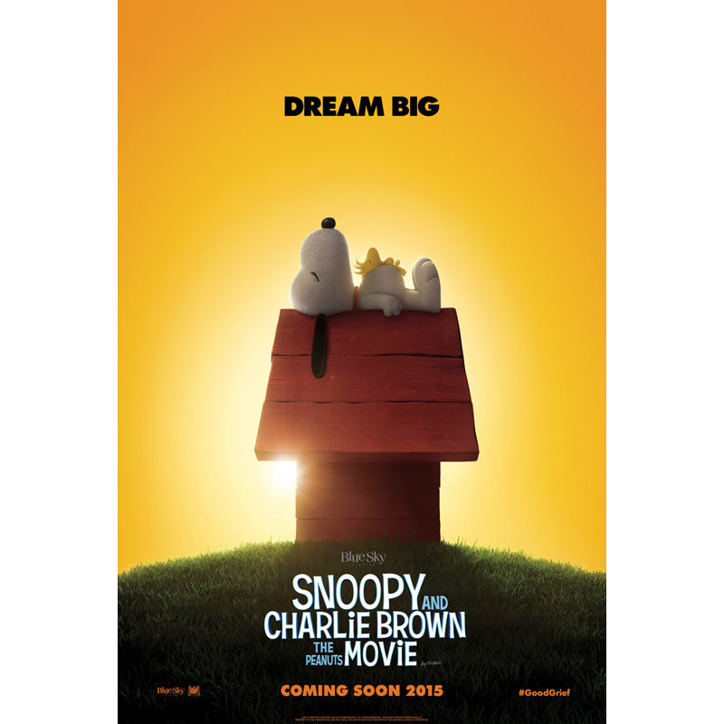 Snoopy et Charlie Brown, H 18 po x l 12 po