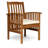 Brndon Wood Premium All-Weather Wicker Outdoor Dining Armchair-926332250