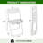 Openwork Pattern Plastic Folding Chairs-1310693644